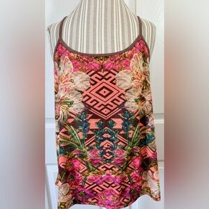 ROPER Southwest Western Cowgirl Halter Tank Top Large